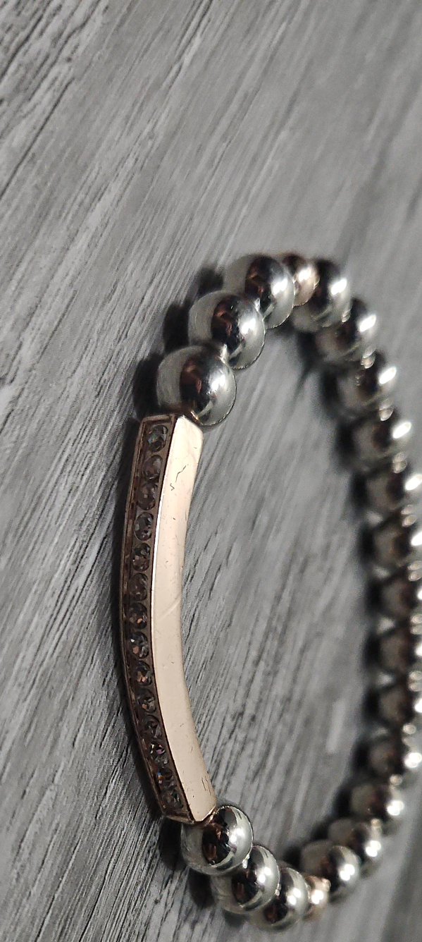 Beaded Ring with Cubic Zirconia thumbnail