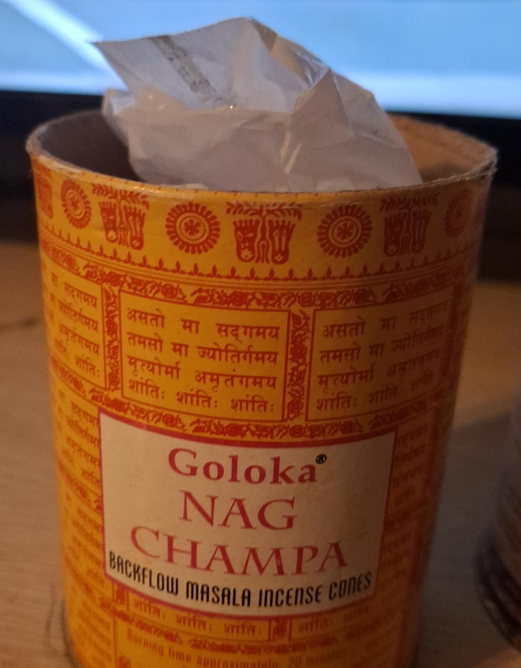 Goloka Nag Champa Masala Incense Cones thumbnail