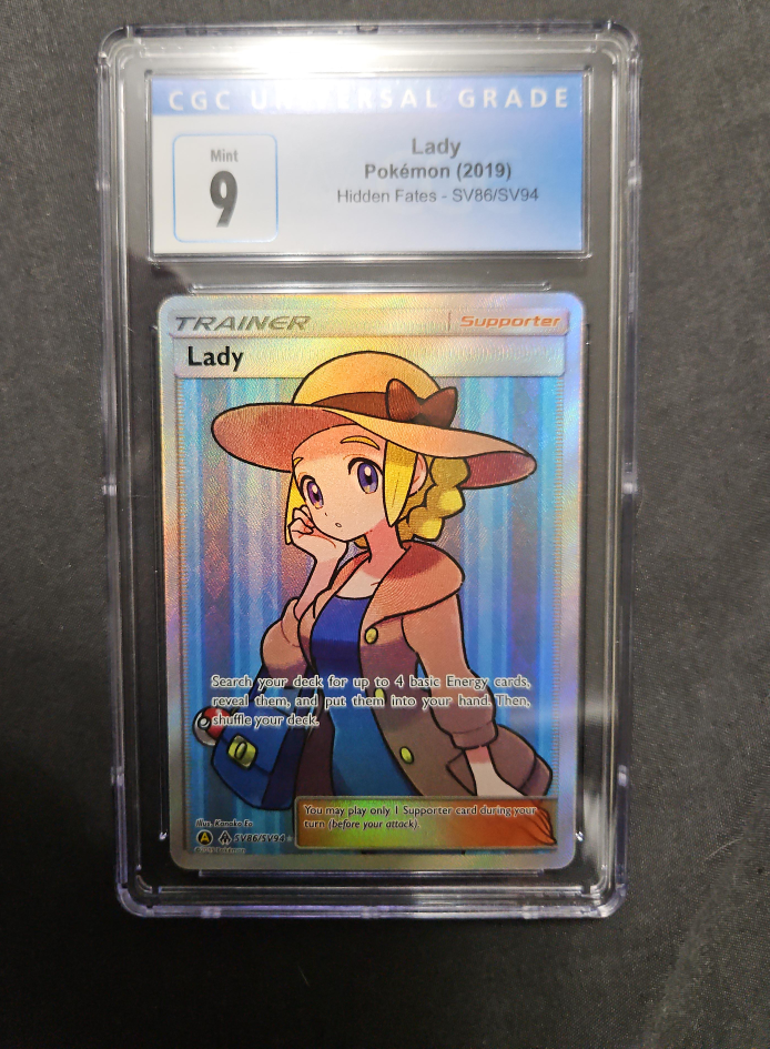 CGC Graded Lady Pokemon Card - Mint Condition thumbnail