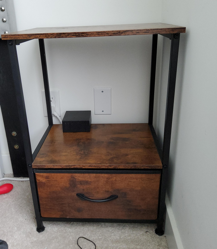 Side Table with Drawer, Nightstand thumbnail