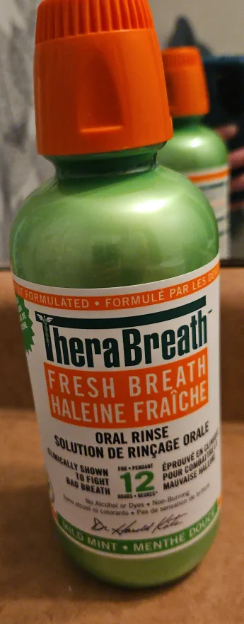 TheraBreath Oral Rinse - Mild Mint 473ml