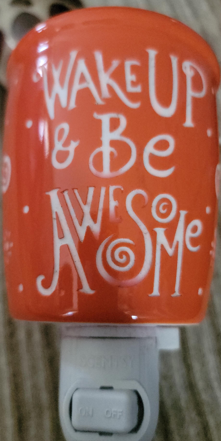 Wake Up and Be Awesome Scented Wax Warmer thumbnail