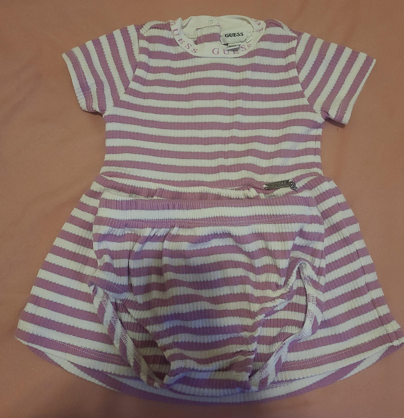 Guess Baby Dress with Bloomers - Striped