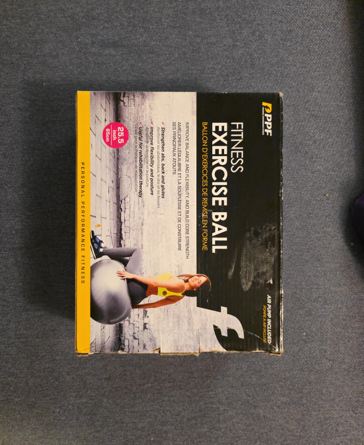 New PPF Fitness Exercise Ball 25.5 inch with Pump thumbnail