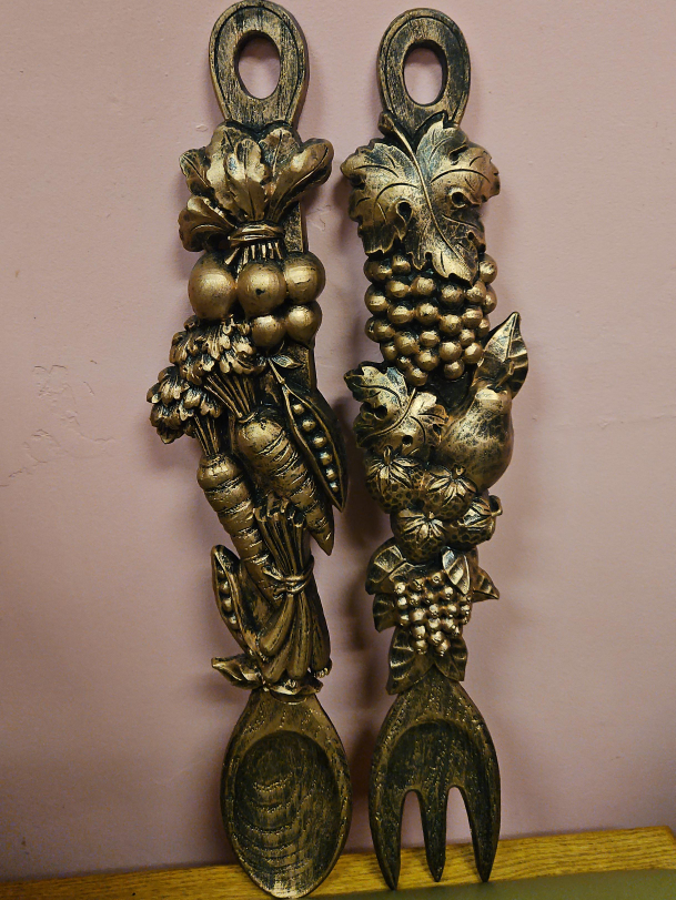 Decorative Kitchen Spoon & Fork Wall Art thumbnail