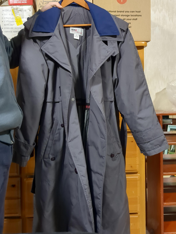 Boulevard Club Grey Trench Coat thumbnail
