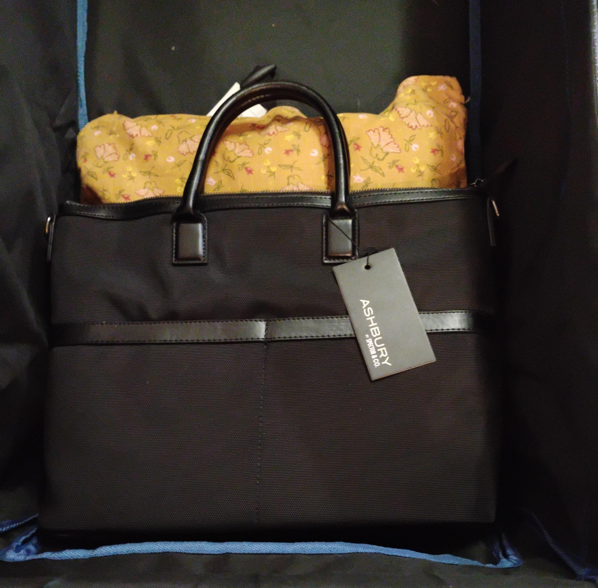 Ashbury Black Tote Bag