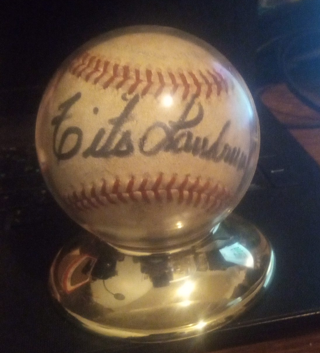 Signed baseball thumbnail