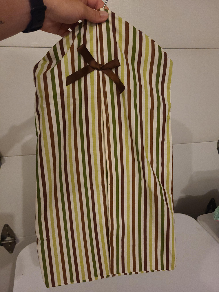 Striped diaper holder thumbnail