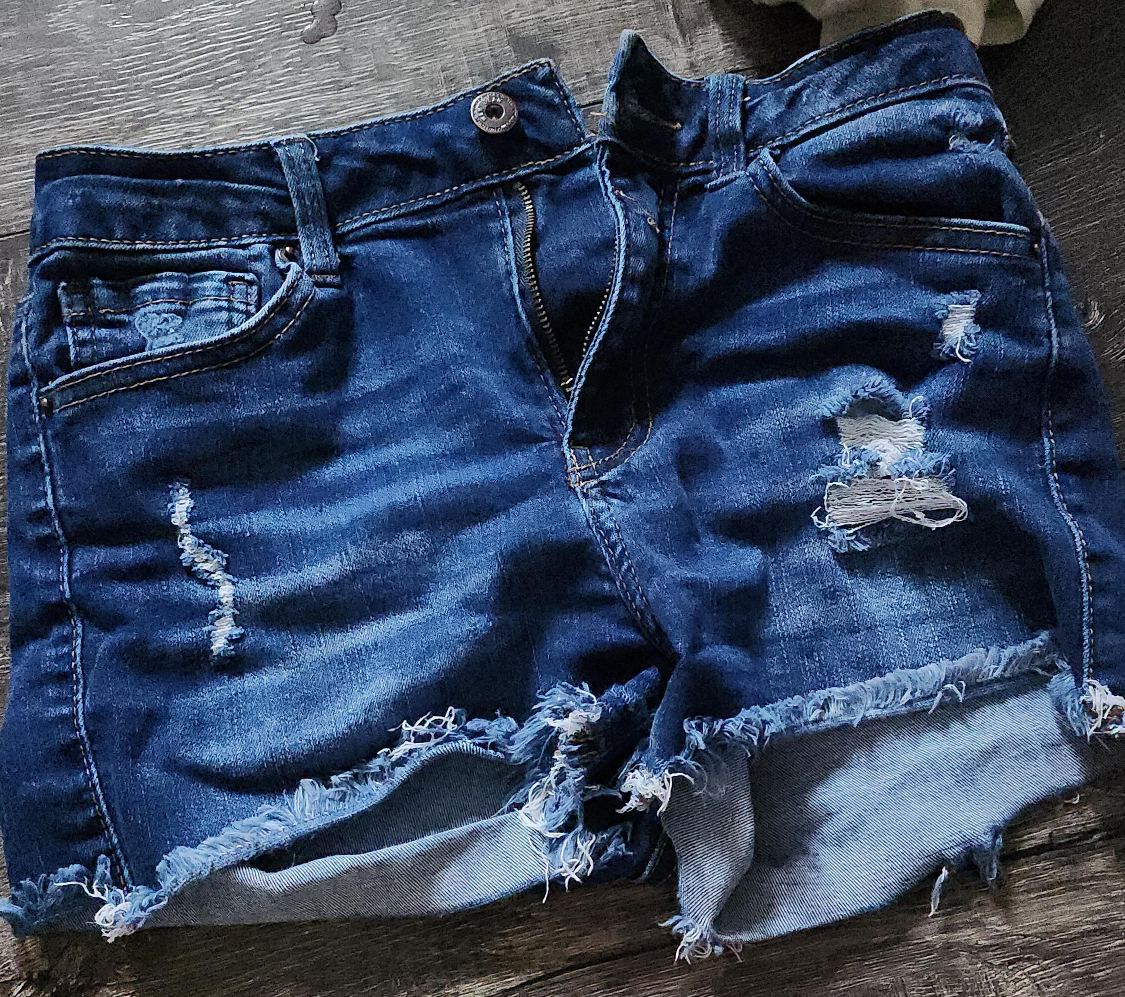 Distressed Denim Shorts thumbnail