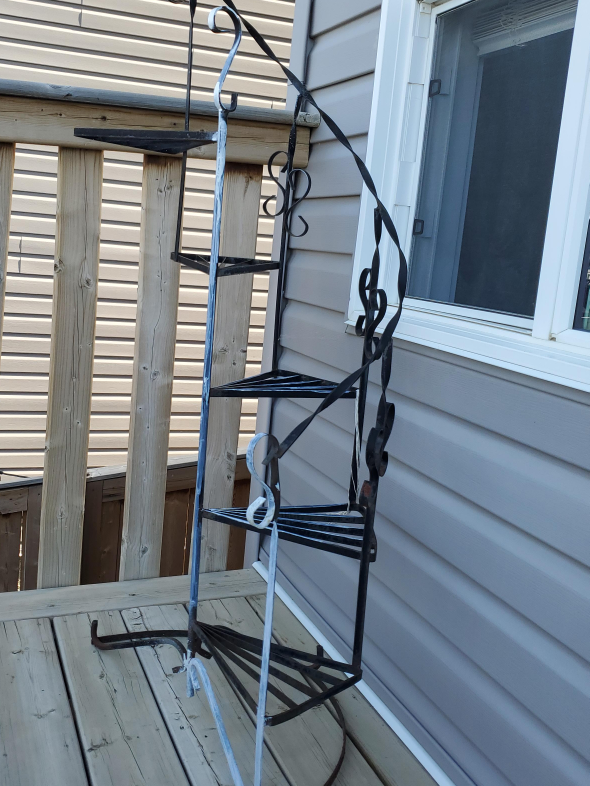 Wrought Iron Outdoor Plant Stand