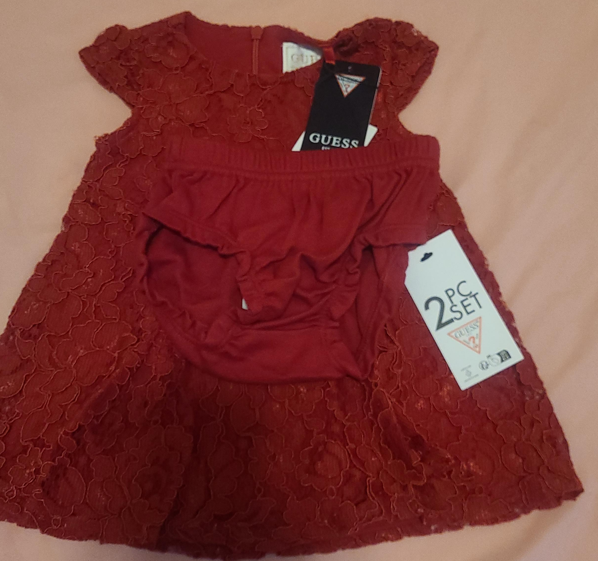 New GUESS 2PC Set Dress - Size 3/6M