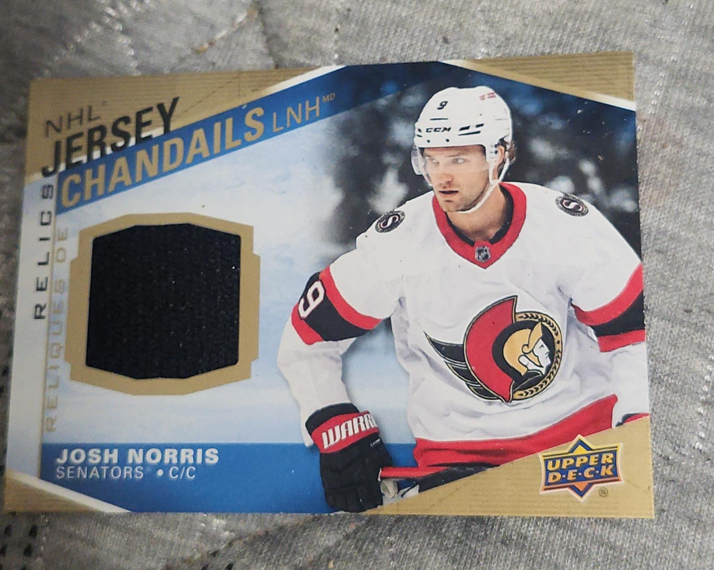 Josh Norris Hockey Card thumbnail