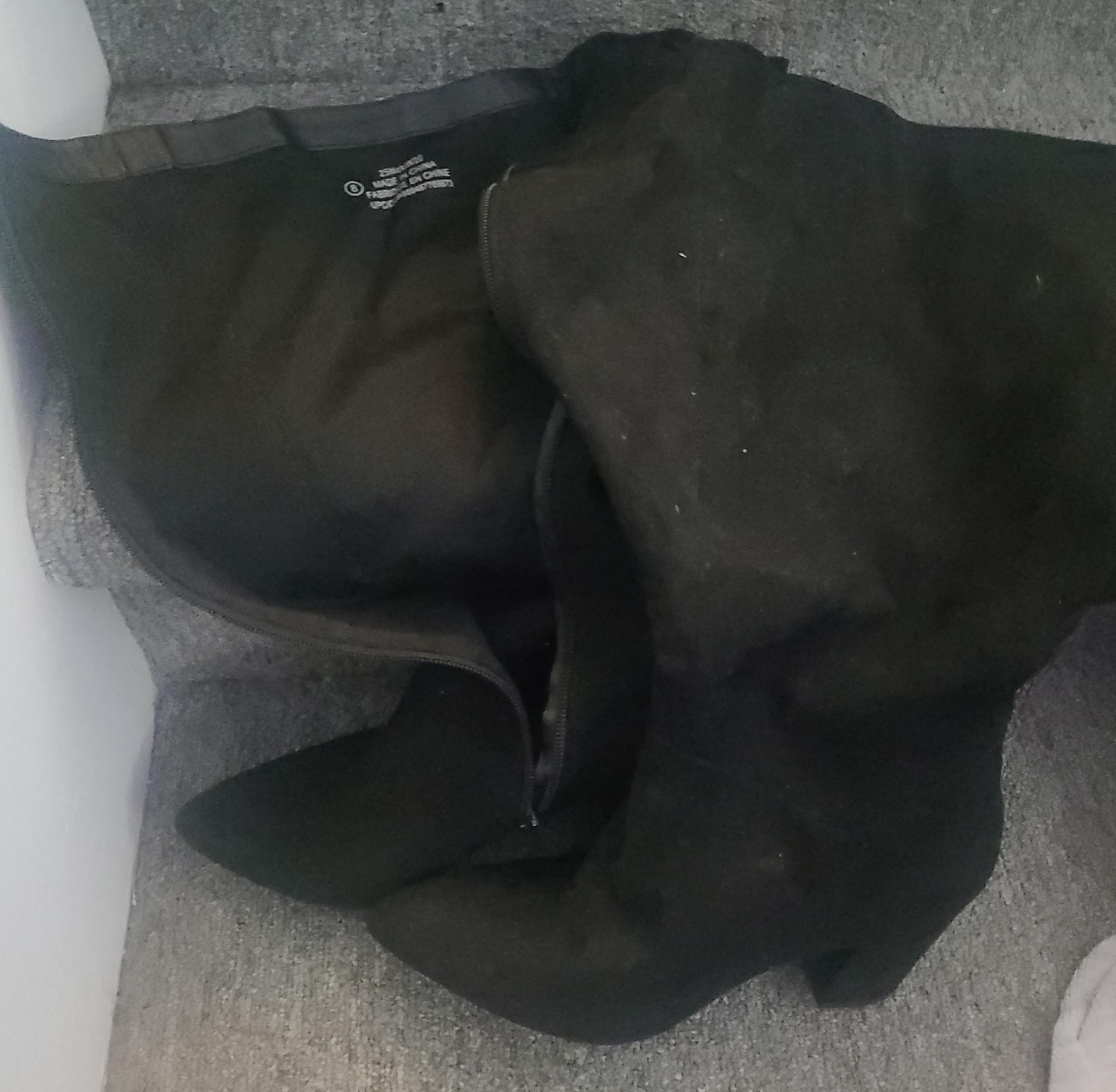 Black Knee-High Boots Size 8