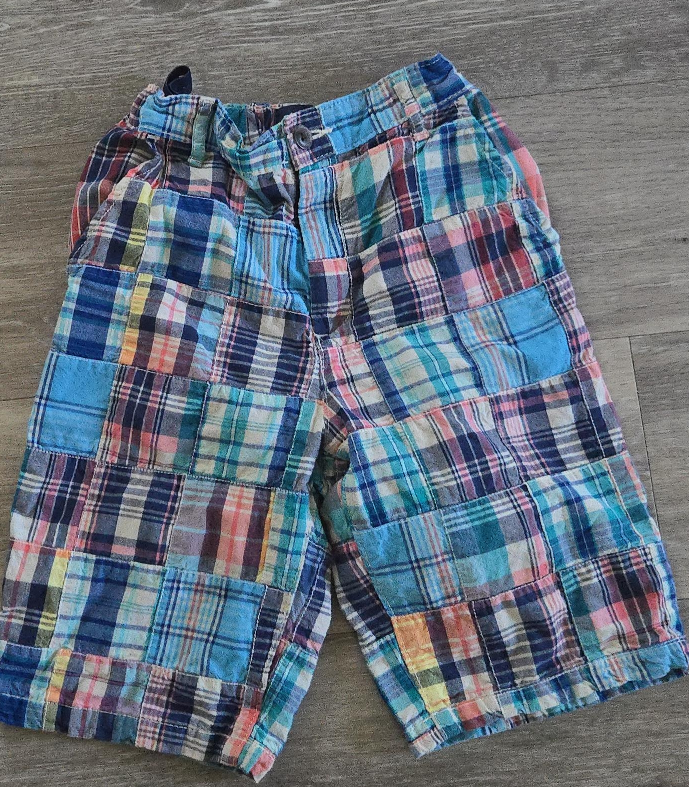 Boys Plaid Shorts - Size 12