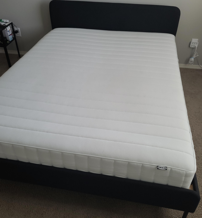 IKEA Mattress & Bed Frame (Queen) thumbnail