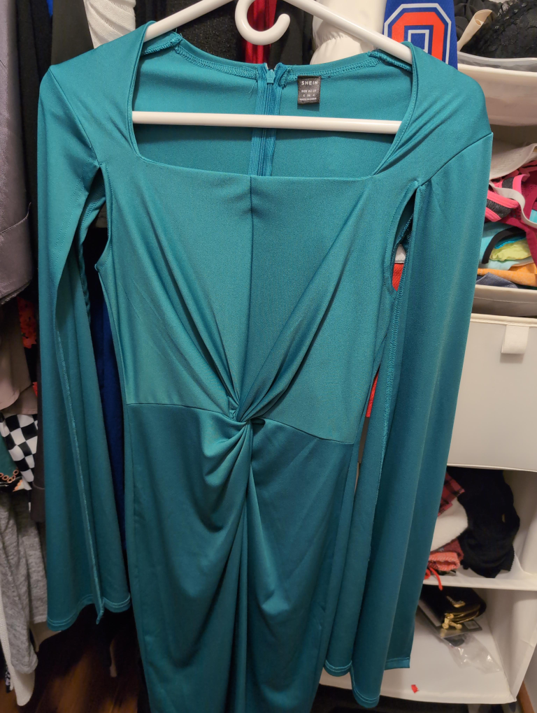 Shein Teal Dress - Size XS thumbnail