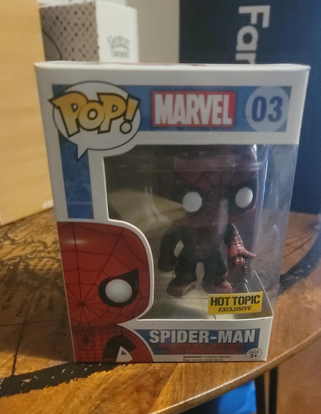 Funko Pop! Spider-Man Hot Topic Exclusive thumbnail