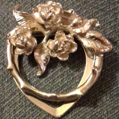 Vintage Rose Brooch
