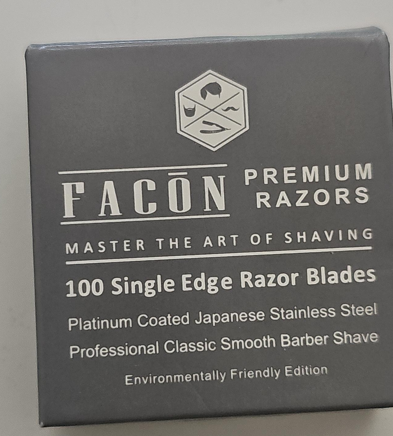 FACON Premium Razors - 100 Single Edge Blades thumbnail