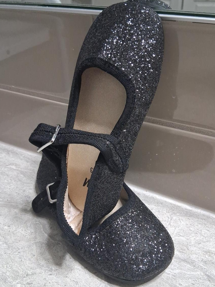 Black Glitter Mary Janes thumbnail