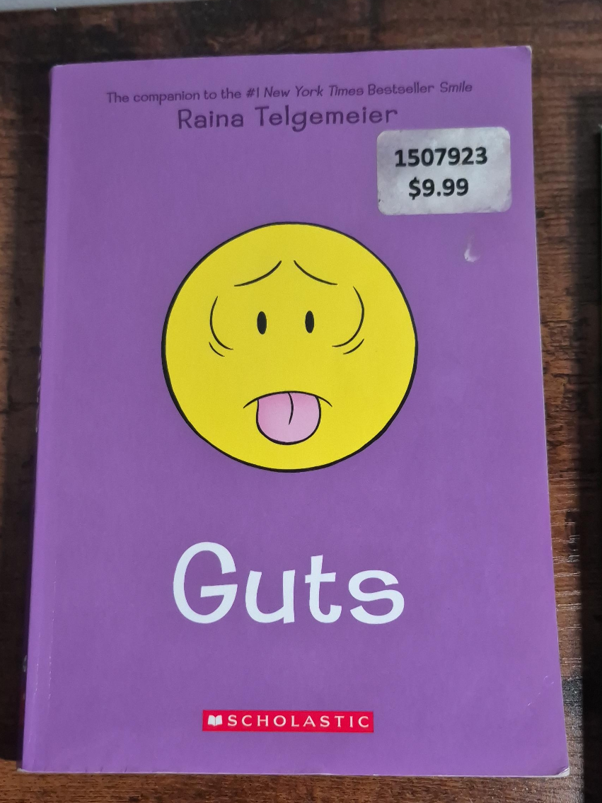 Guts by Raina Telgemeier thumbnail