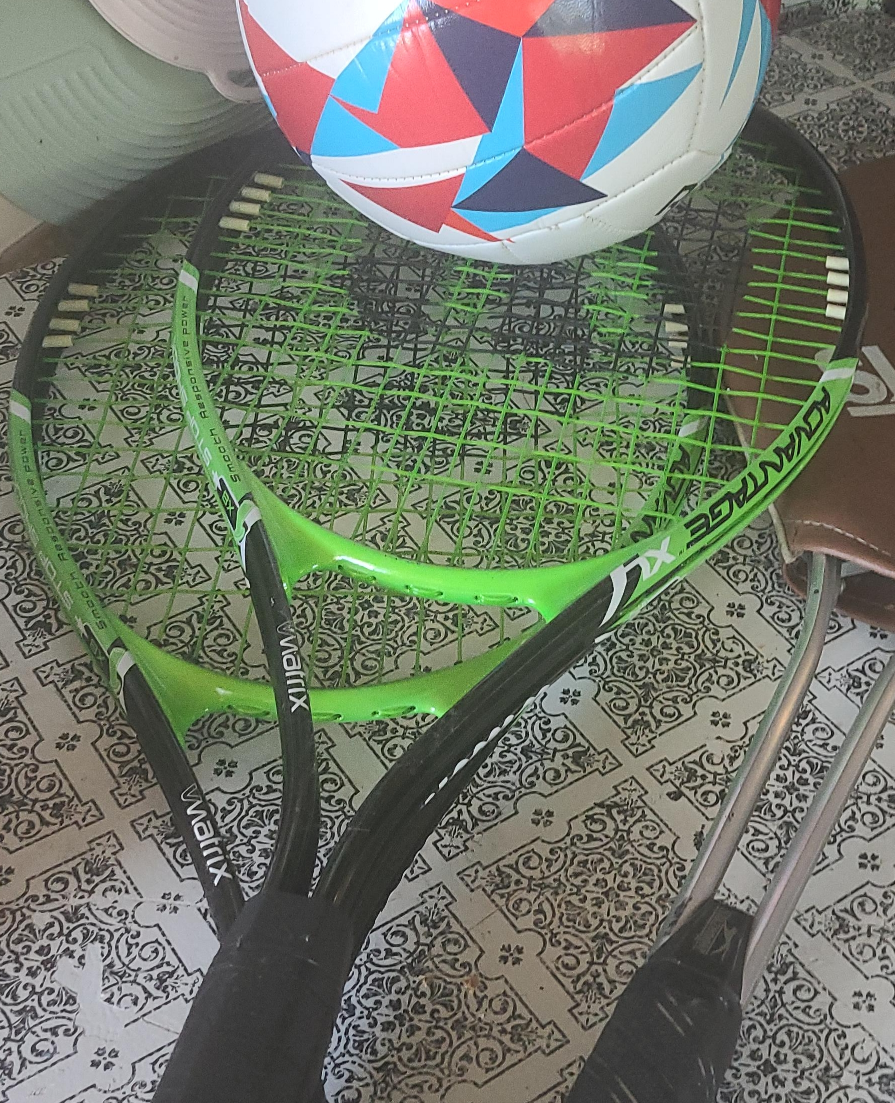 Tennis Rackets and Soccer Ball thumbnail