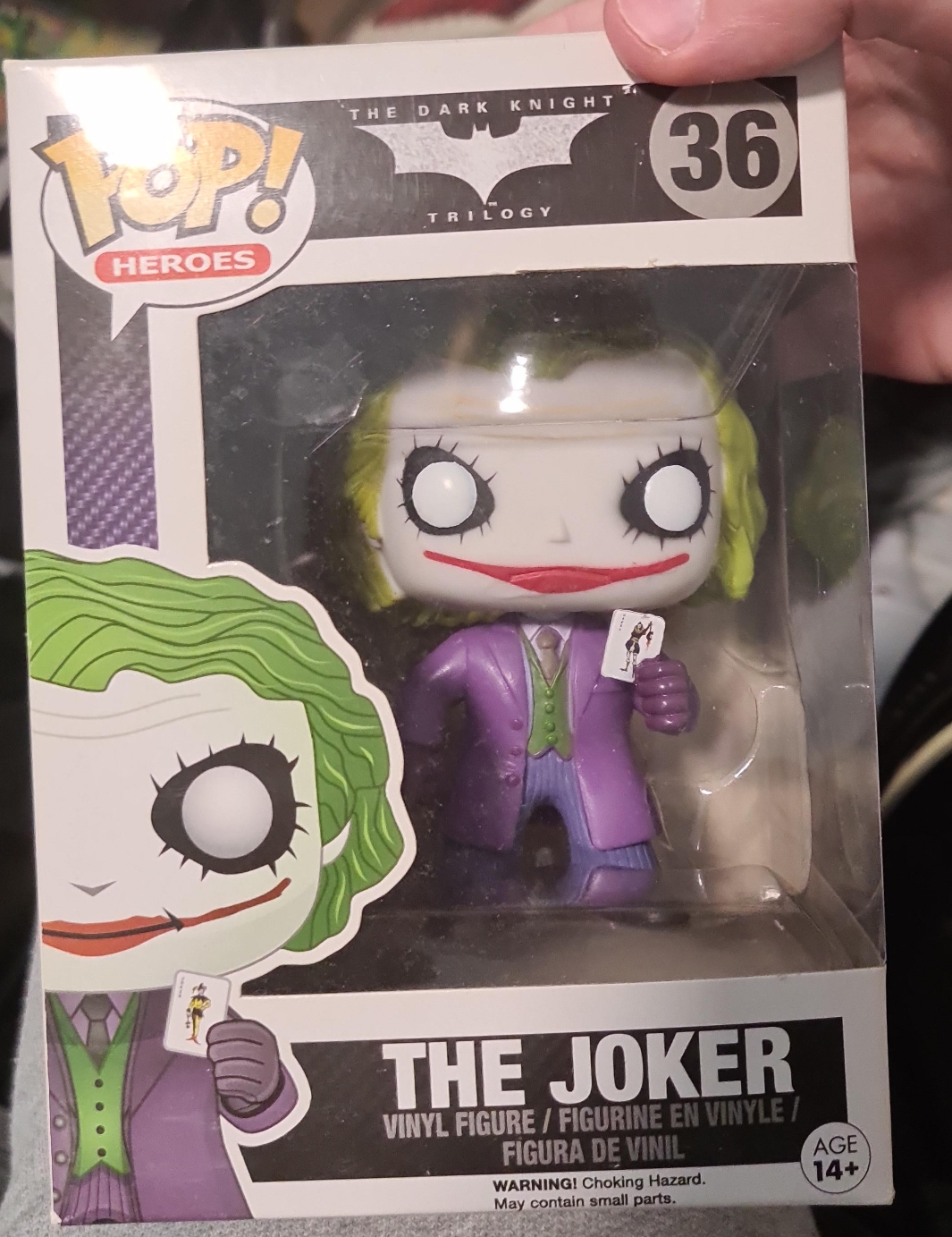 Funko Pop! The Joker (Dark Knight Trilogy #36) thumbnail