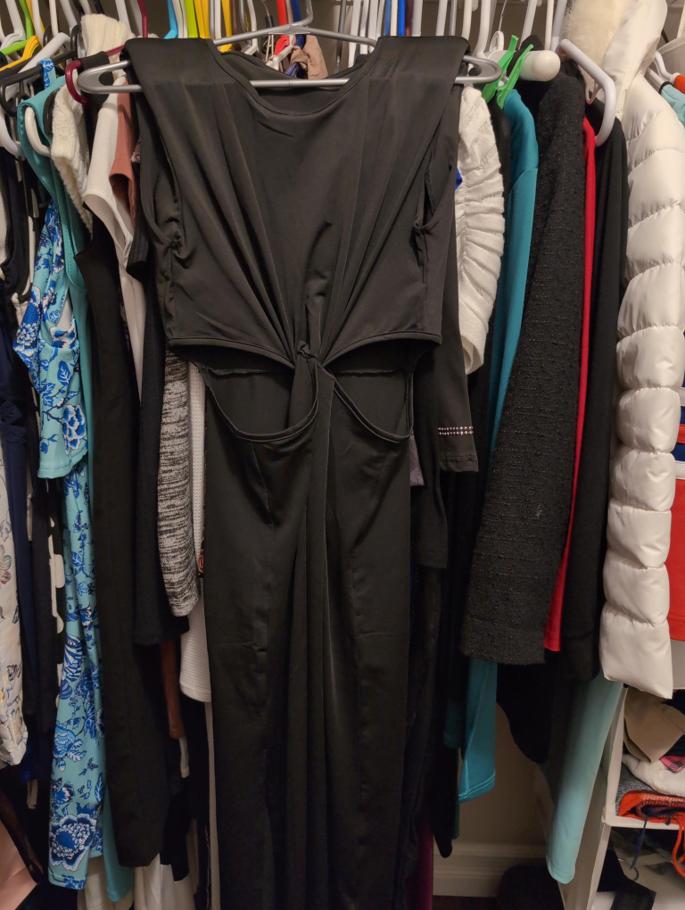 Black Dress with Cutout Detail thumbnail