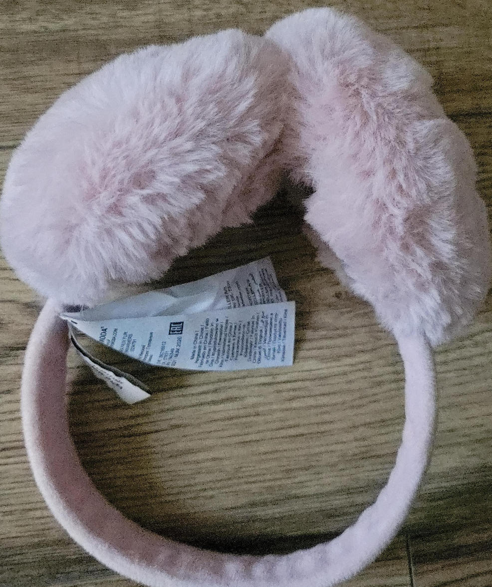 Pink Faux Fur Earmuffs thumbnail