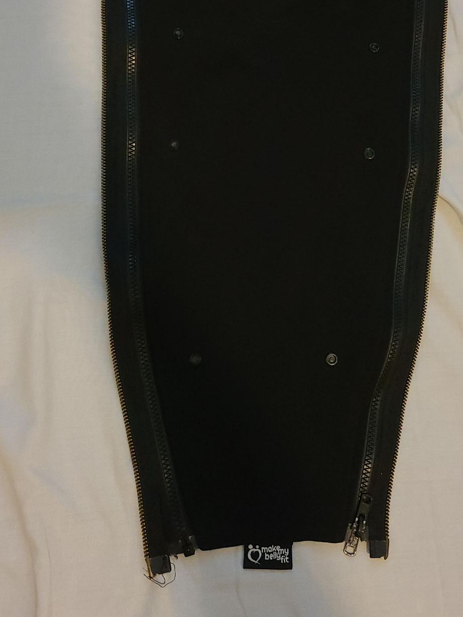 Make My Belly Fit Black Zip In Jacket Extender thumbnail