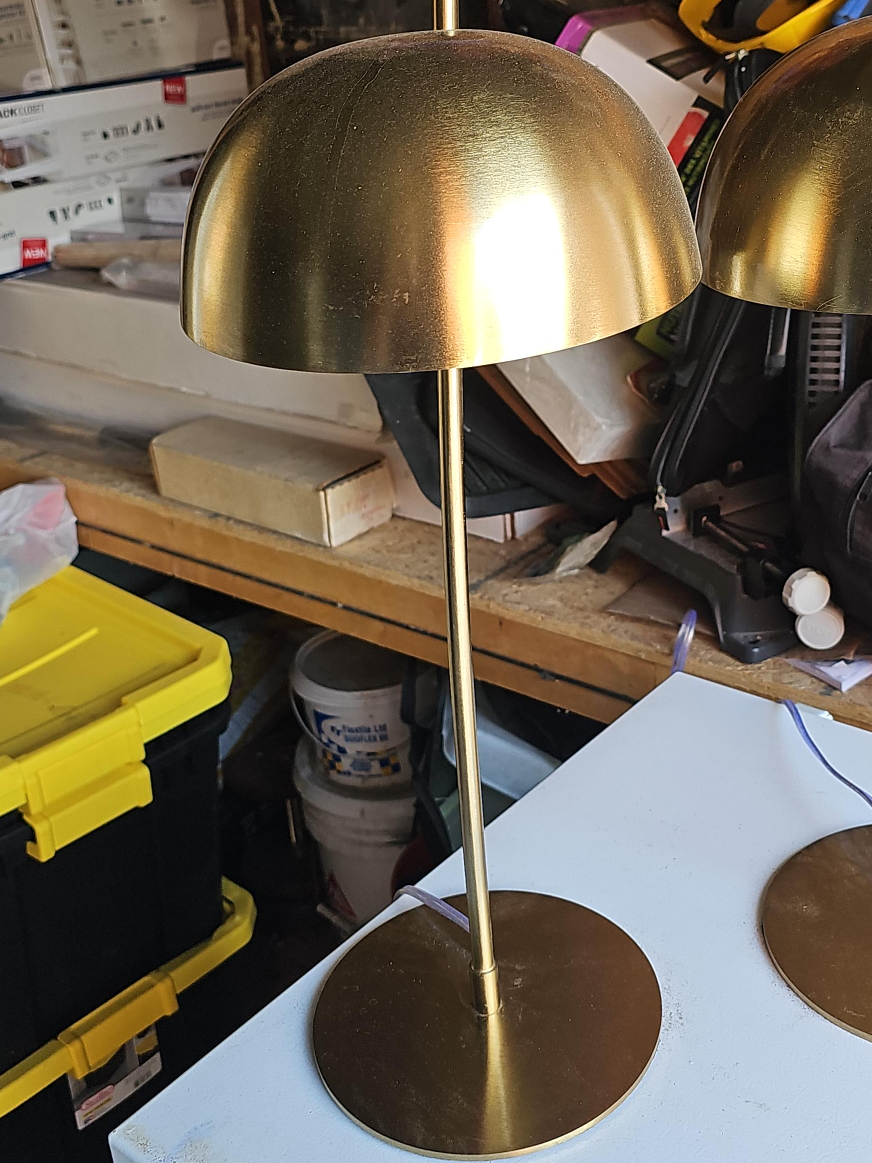Gold Dome Table Lamp