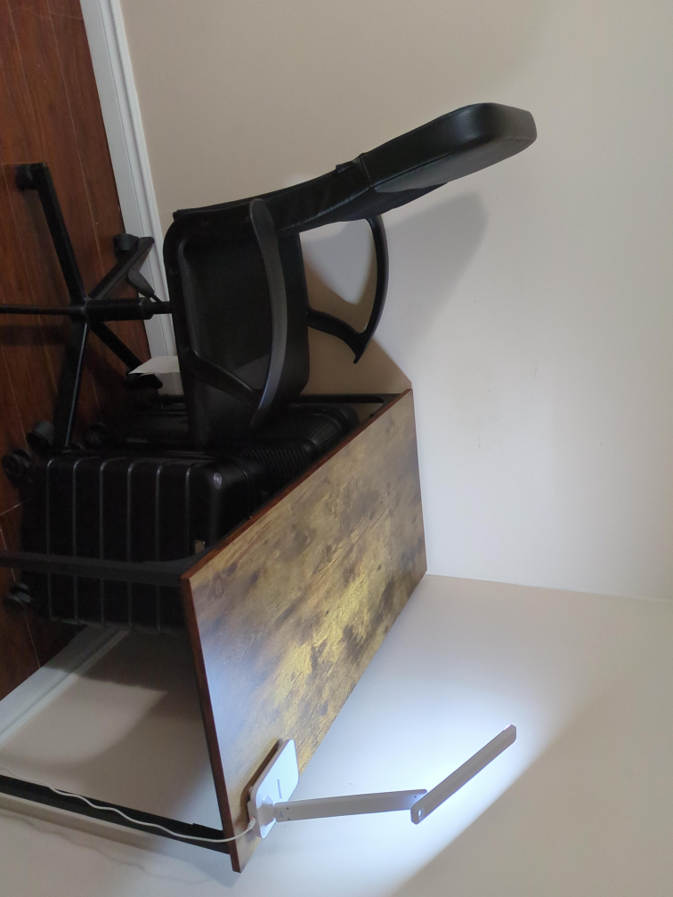 Black Office Chair and Table thumbnail