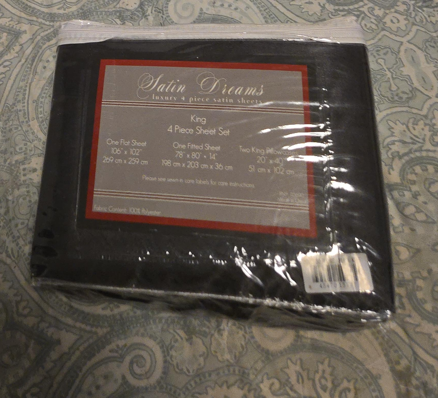 New Satin Dreams King 4-Piece Sheet Set thumbnail