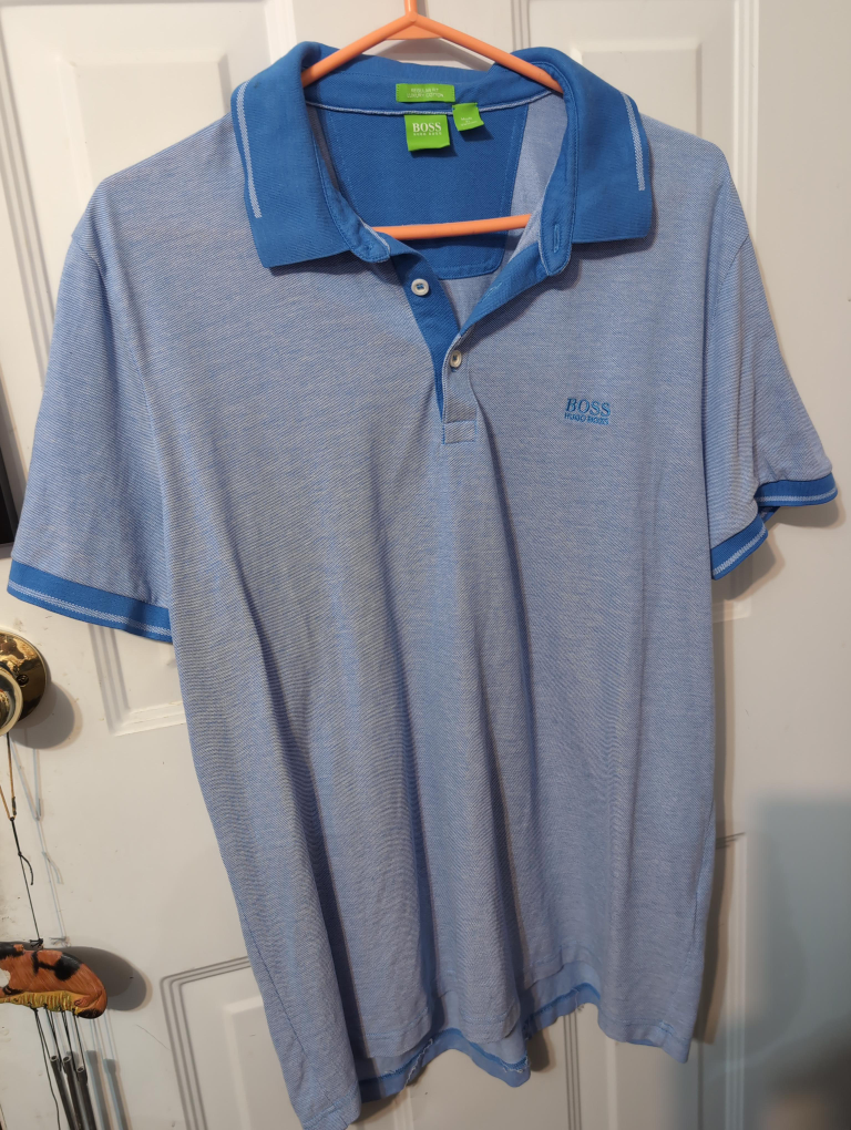 BOSS Hugo Boss Blue Polo Shirt