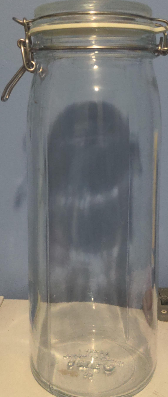 Large Glass Jar with Lid thumbnail
