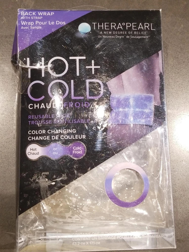 Thera Pearl Hot + Cold Back Wrap with Strap thumbnail