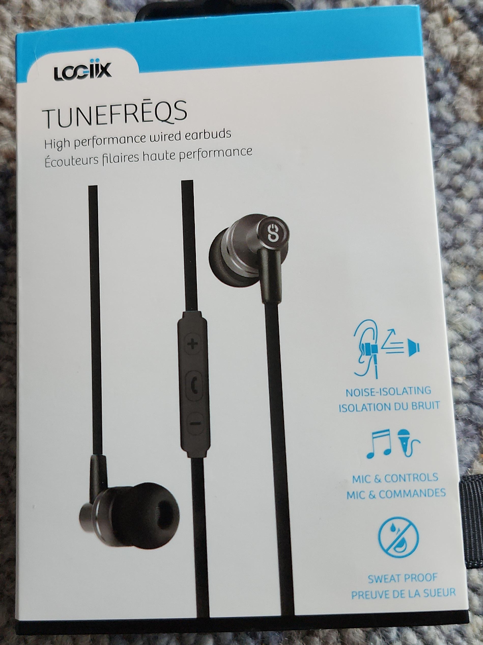 LOGIIX black wired earbuds thumbnail