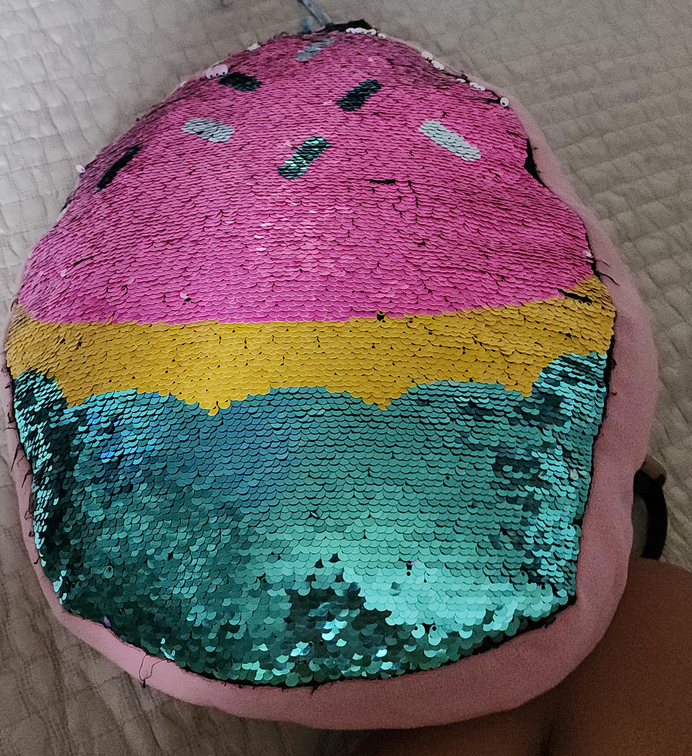 Cupcake Sequin Pillow thumbnail