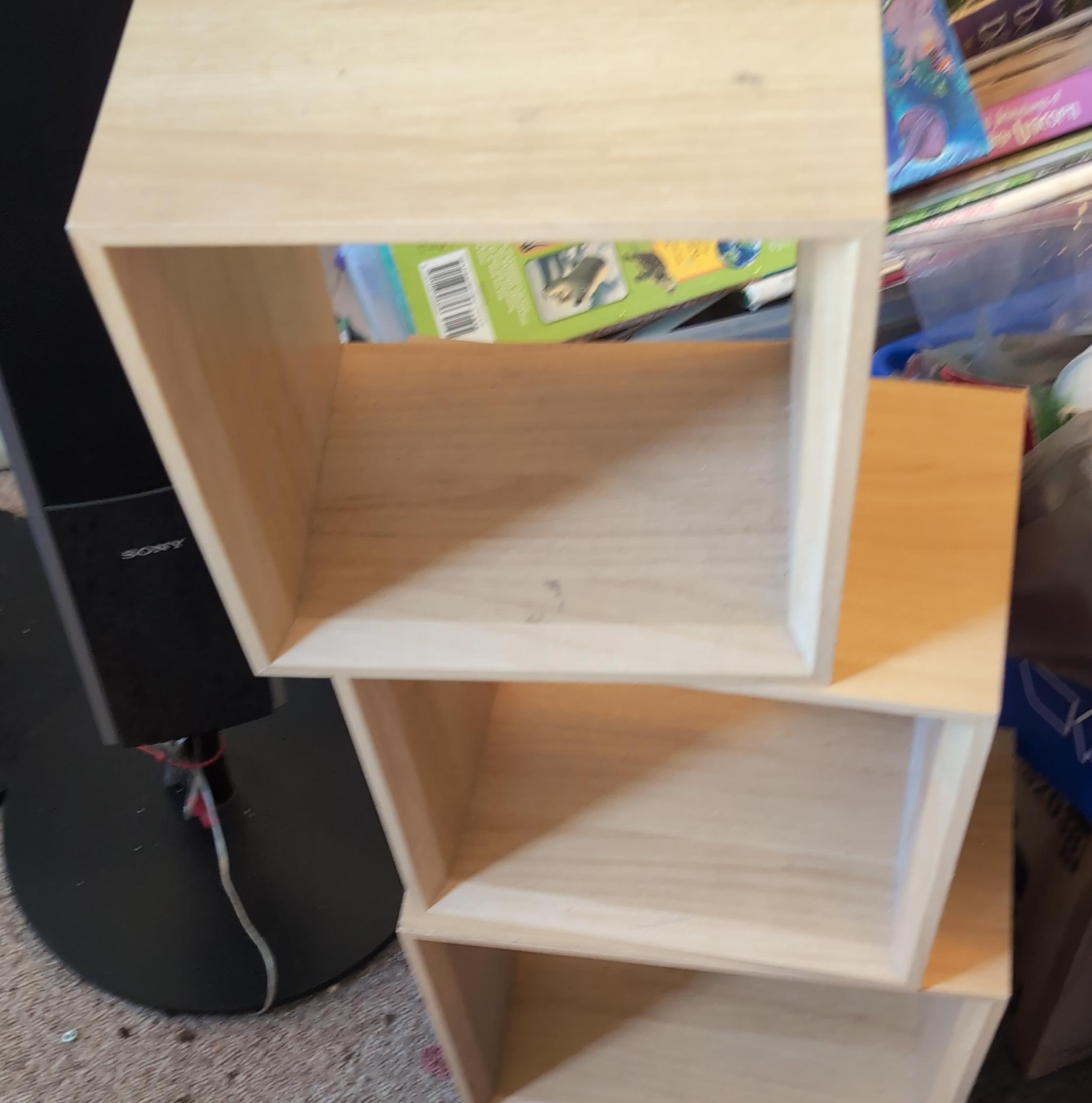 Wooden Cube Shelving Units thumbnail