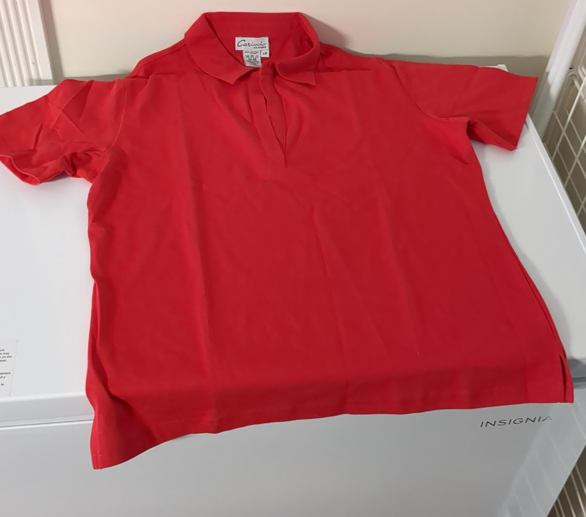 Red Collared Polo Shirt (Medium Size) thumbnail