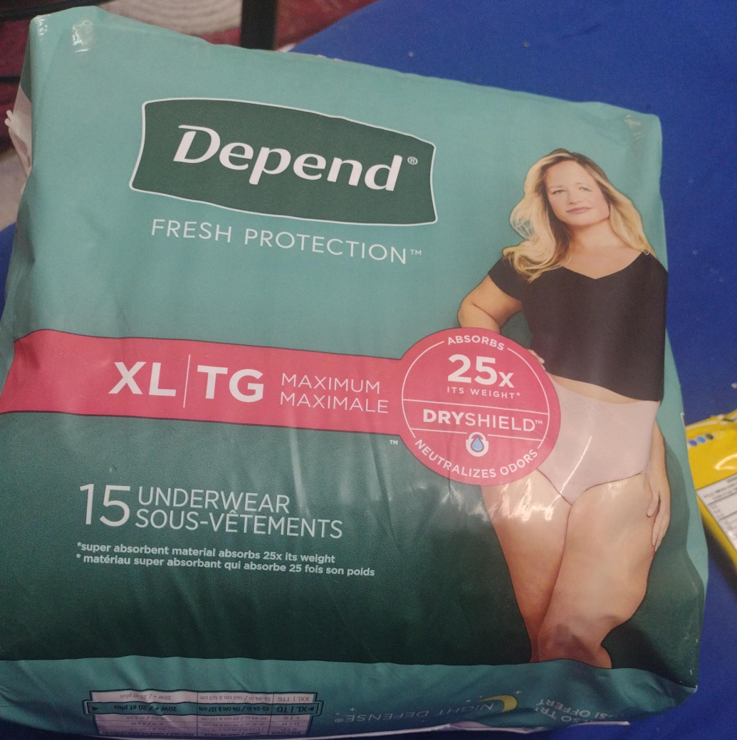 Depend Fresh Protection XL Underwear, 15 count thumbnail