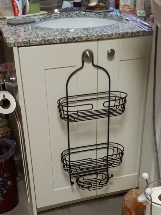 Hanging Shower Caddy - Black Finish thumbnail