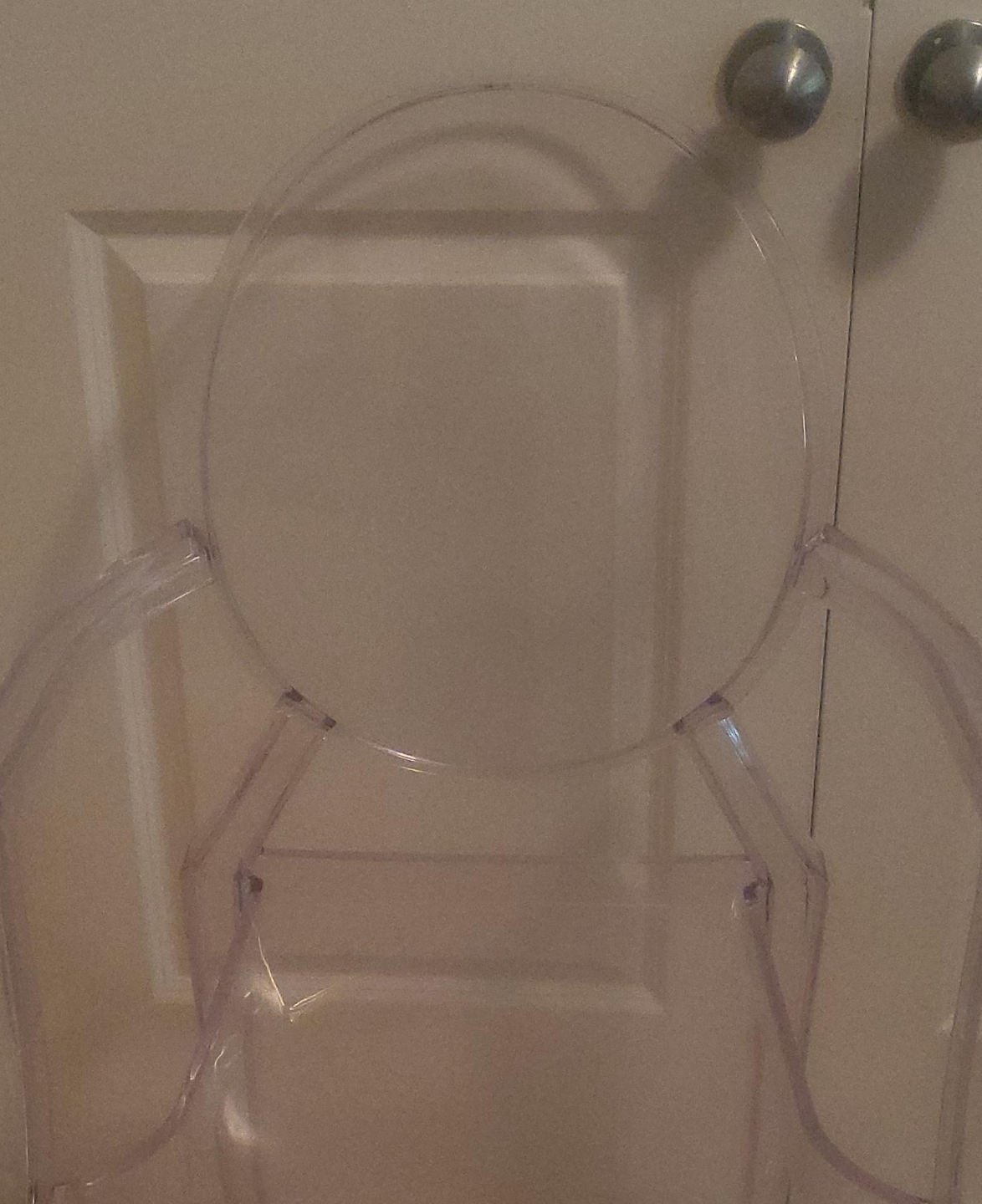 2x Transparent Dining Chair -Ghost Chairs thumbnail
