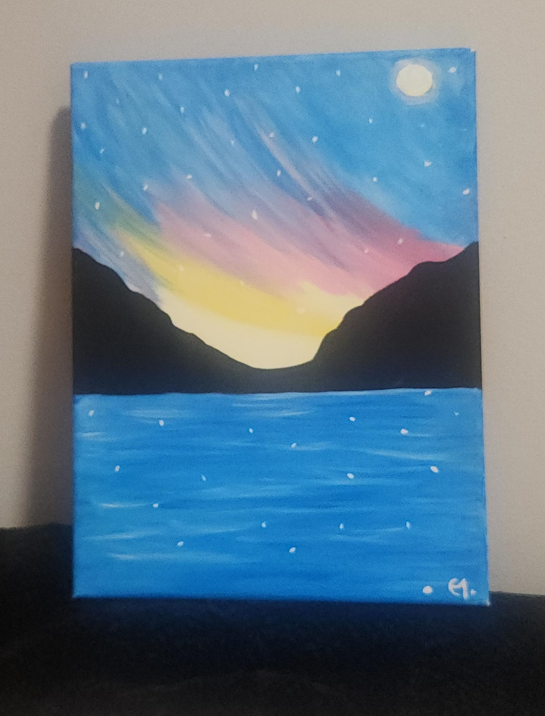 Hand-Painted Landscape Water Painting thumbnail