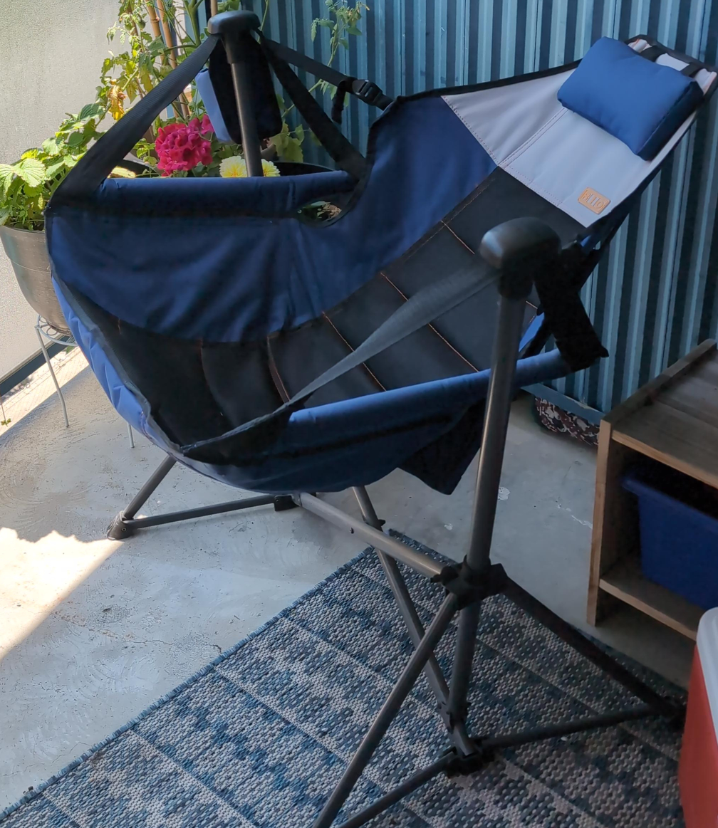 2 x RIO Gear Hammock Lounger Chairs - Blue/Grey thumbnail