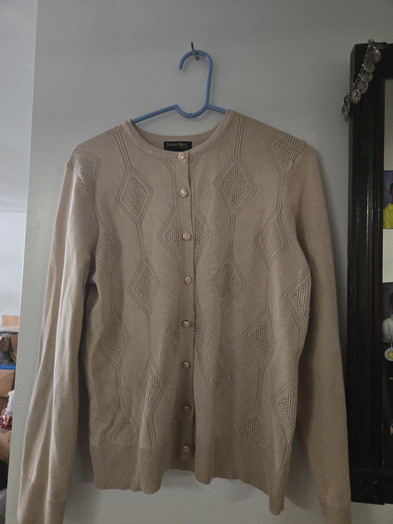 Tenney Rose Beige Cardigan thumbnail