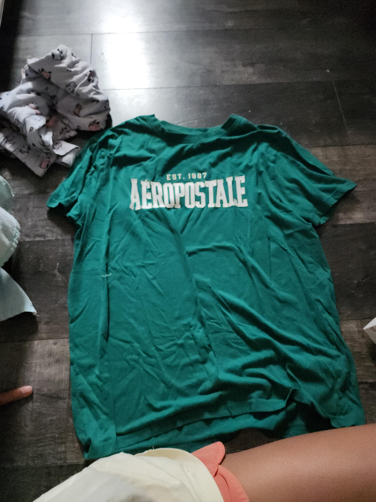 Aeropostale Green T-Shirt thumbnail