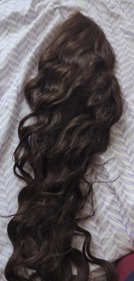 Dark Brown Long Wavy Hair Extension