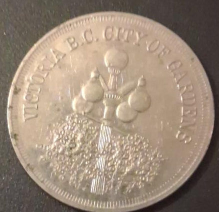 Victoria BC City of Gardens Commemorative Coin
